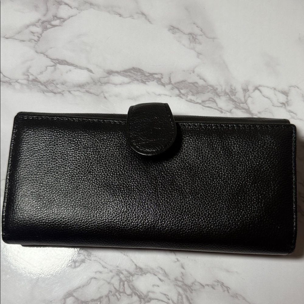 Elegant Black Key & Card Holder